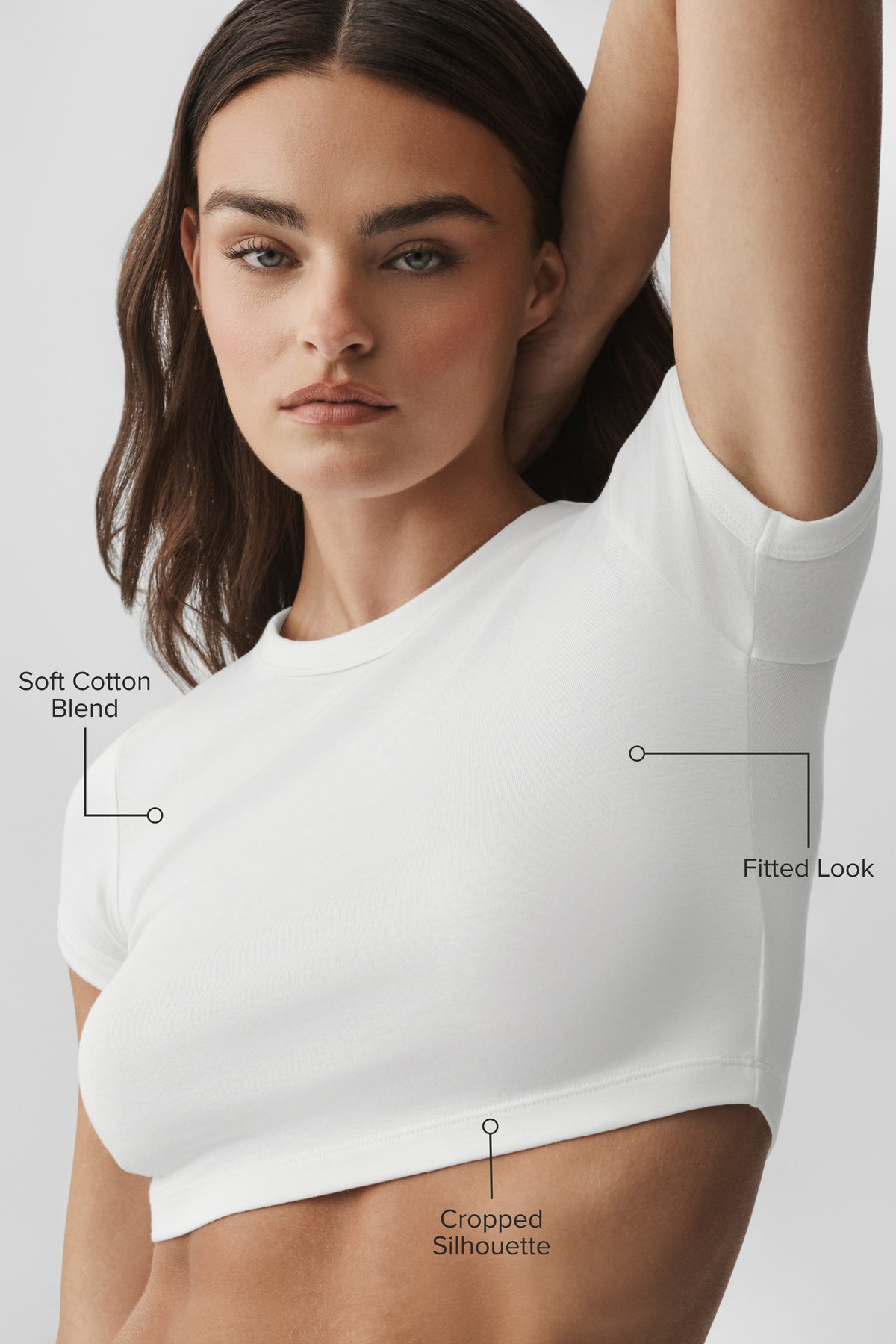 Cropped Timeless Tee - White--1