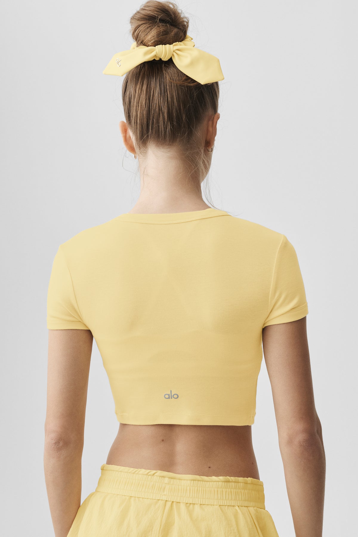 Cropped Timeless Tee - Warm Butter--1