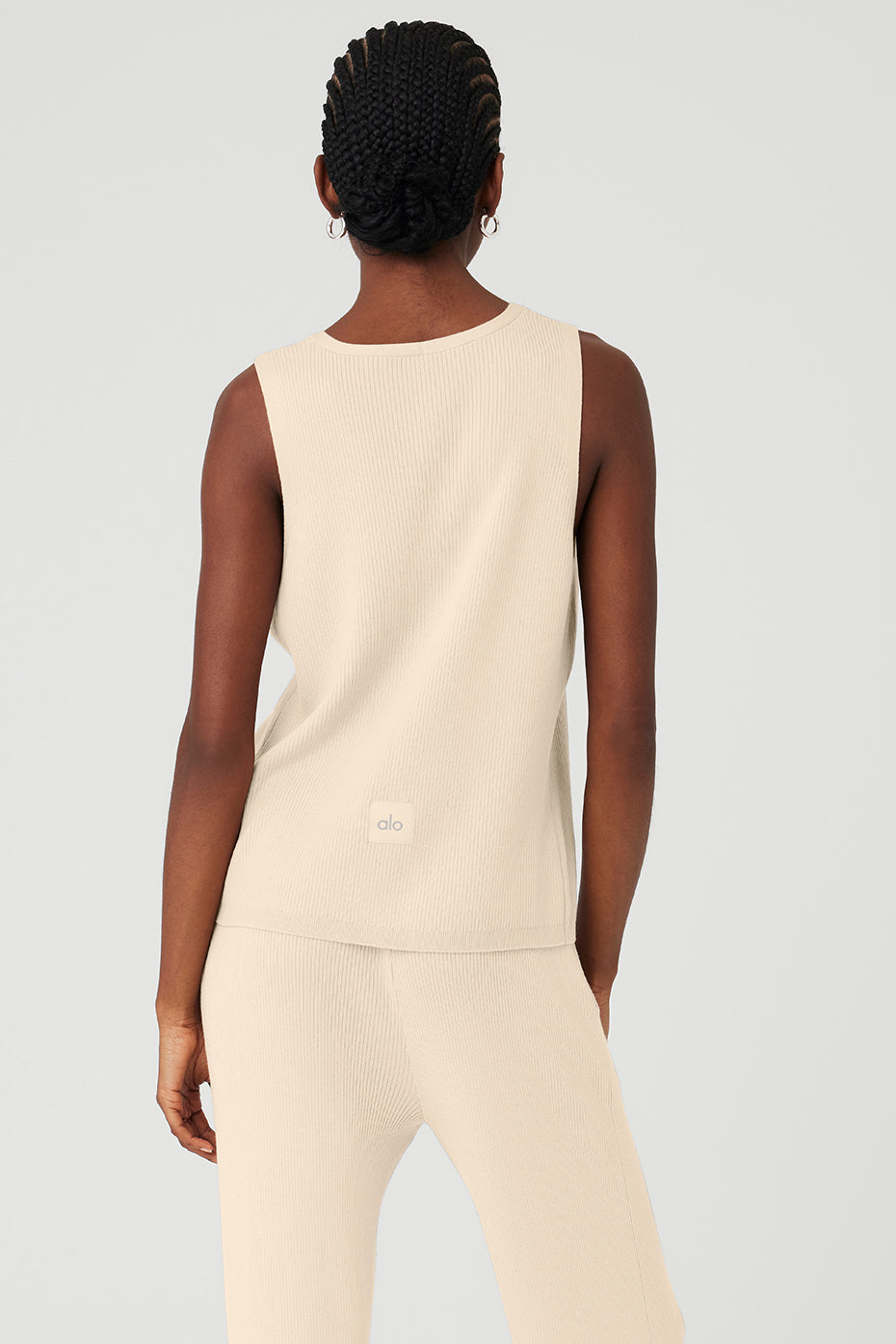 Knit Salana Tank - Macadamia--1