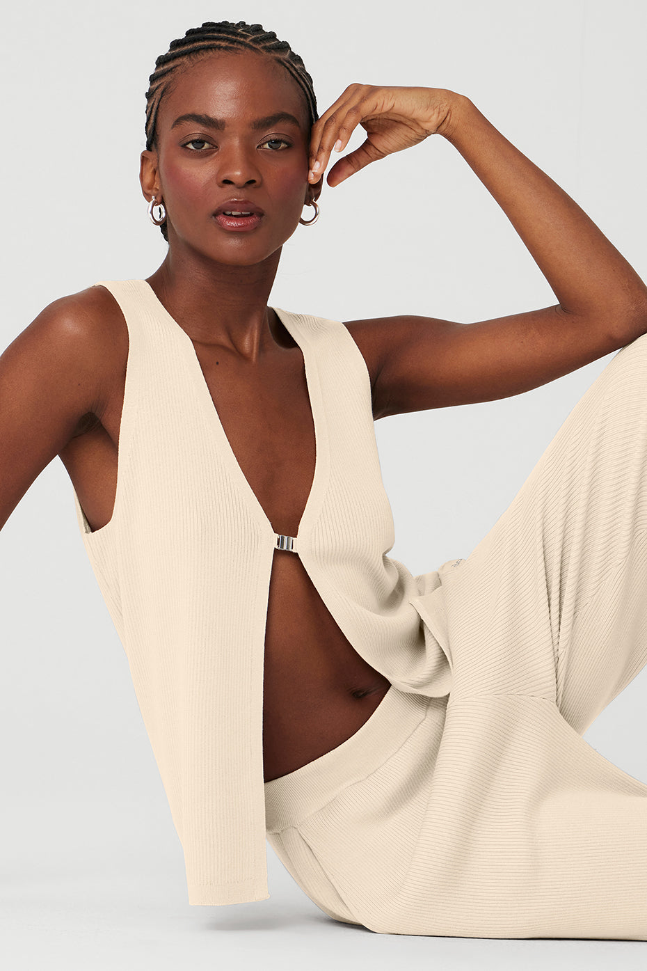 Knit Salana Tank - Macadamia--4