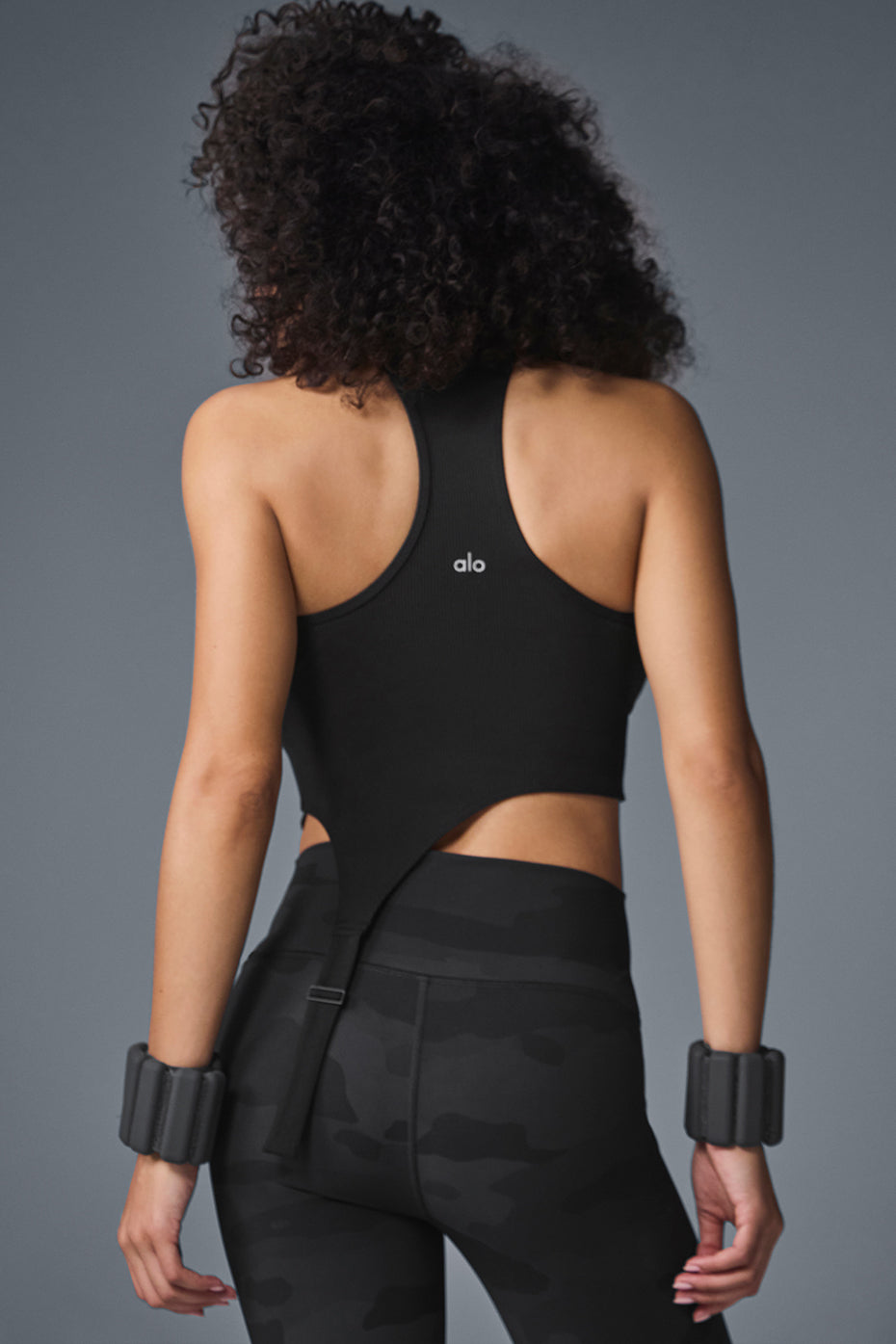 Alosoft Ribbed Revelation Tank - Black--1