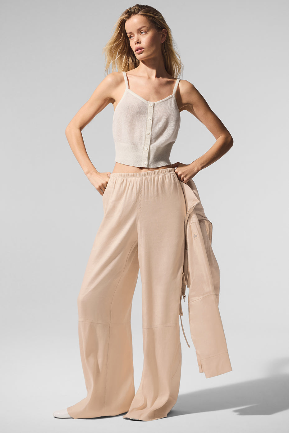 Sheer Cashmere Tank - Ivory--4