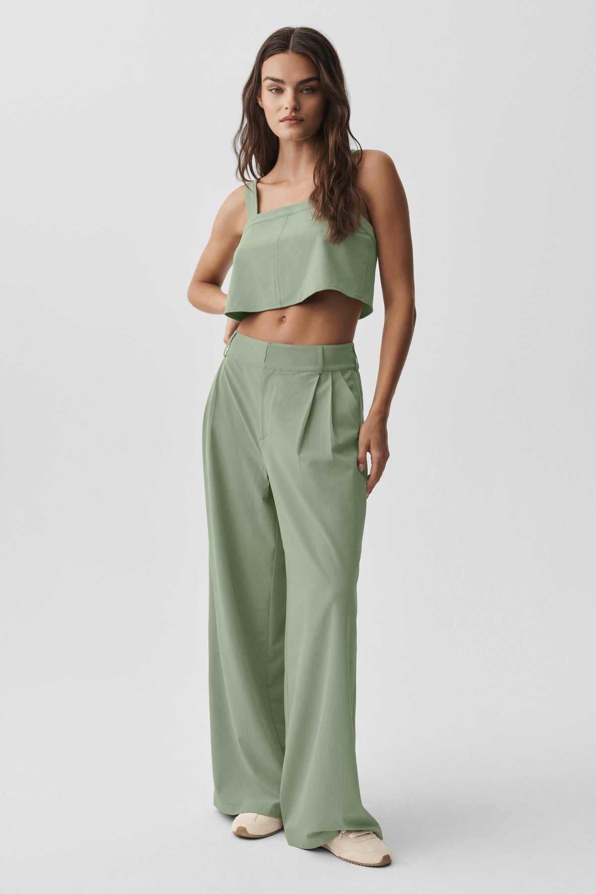 Cropped Dreamscape Tank - Dune Grass--5