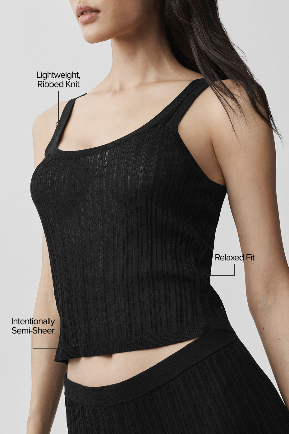 Sweater Sunlit Tank - Black--1