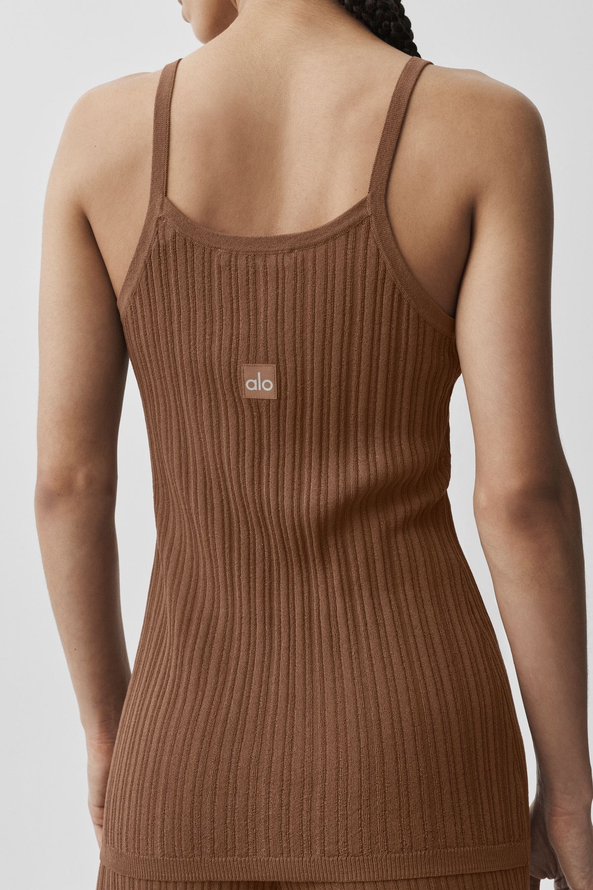 Sweater Sunlit Button Down Tank - Sun Kissed Brown--2