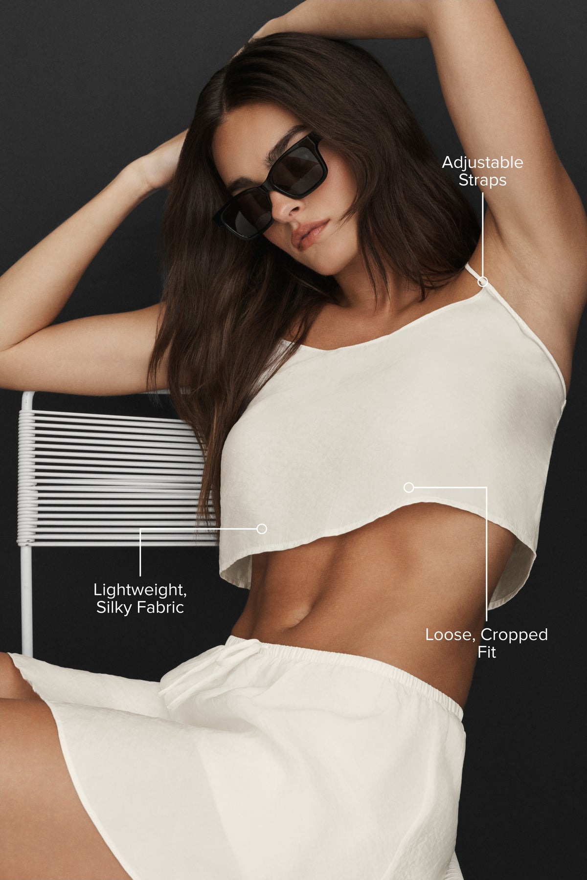 Semi-Sheer Golden Hour Tank - Ivory--1