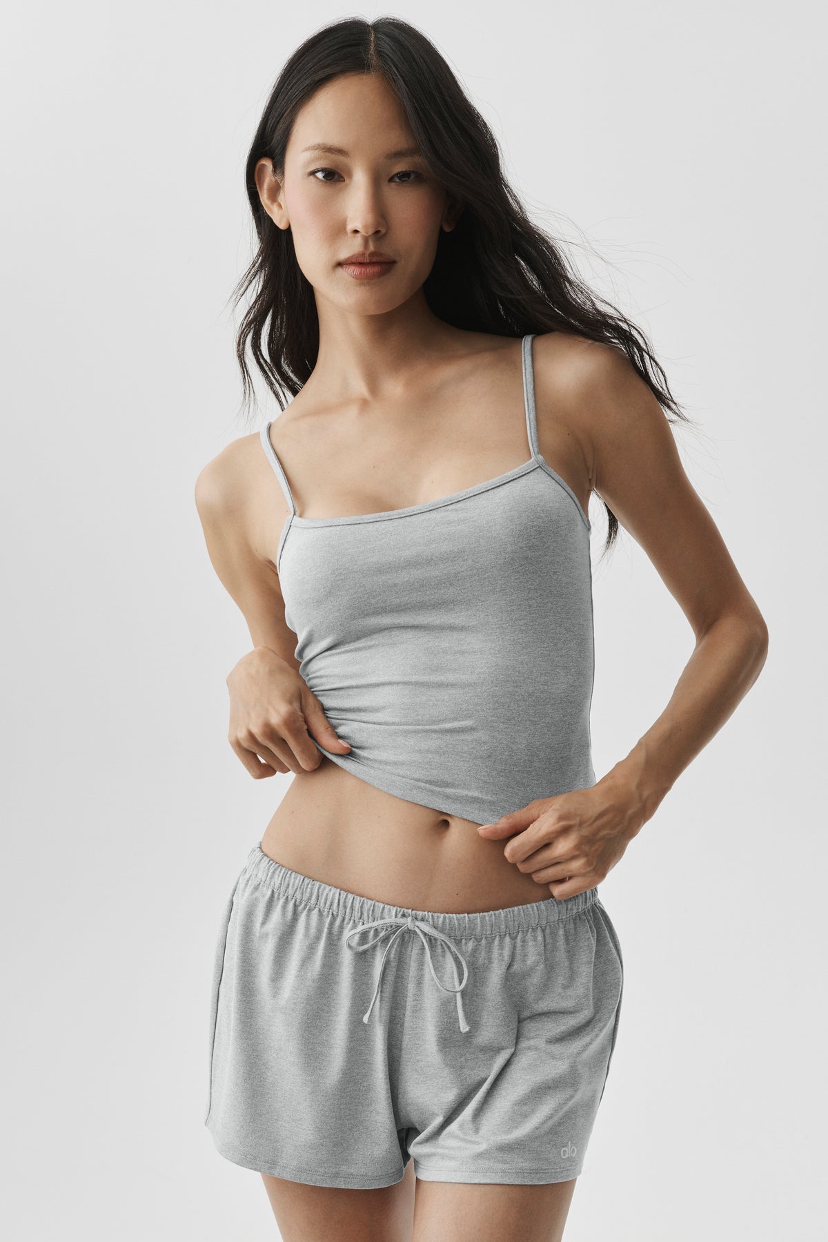 Alosoft Finesse Cami Tank - Vintage Athletic Heather--2