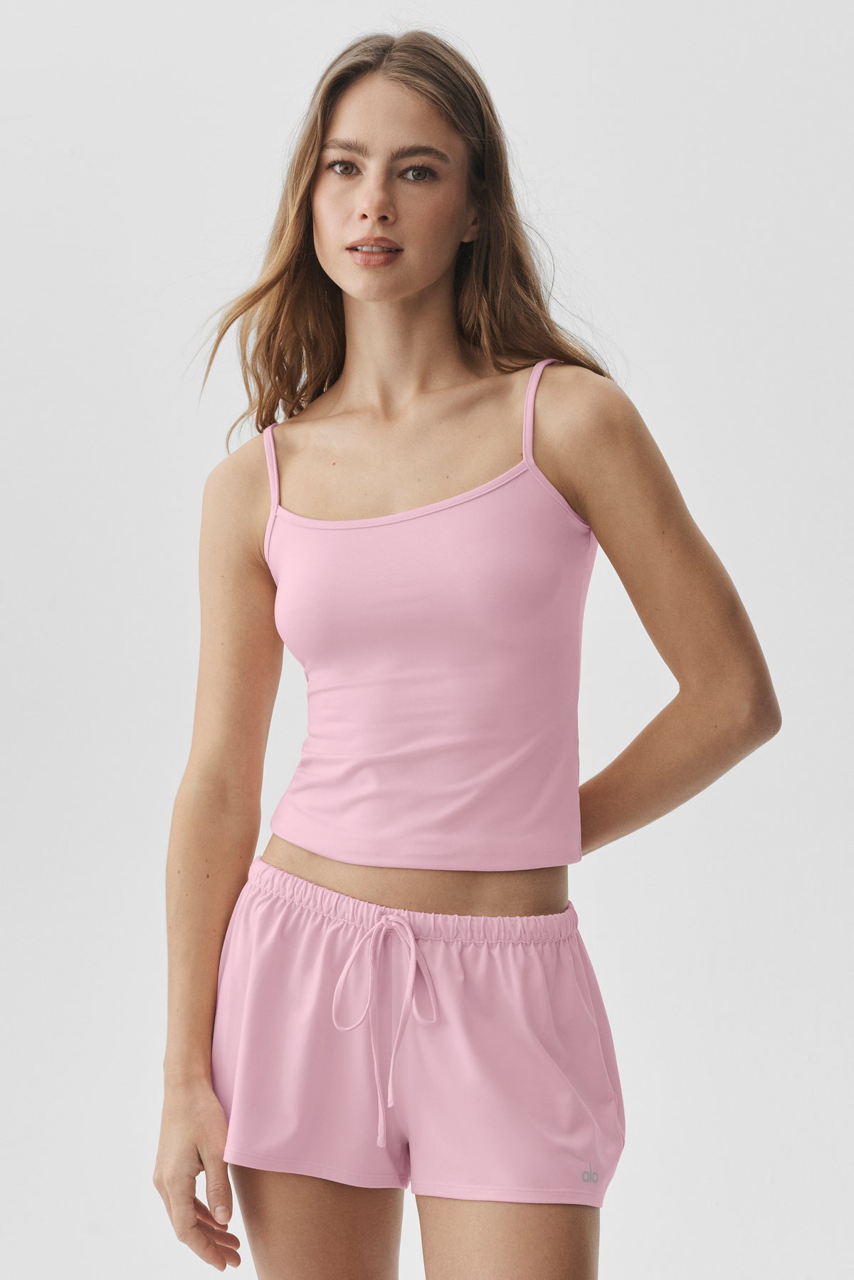 Alosoft Finesse Cami Tank - Pink Marshmallow--2