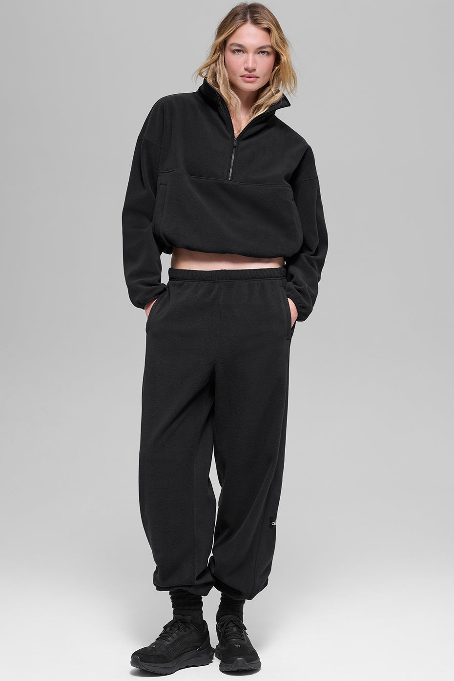 Polar Fleece Retreat Cover Up - Black--5