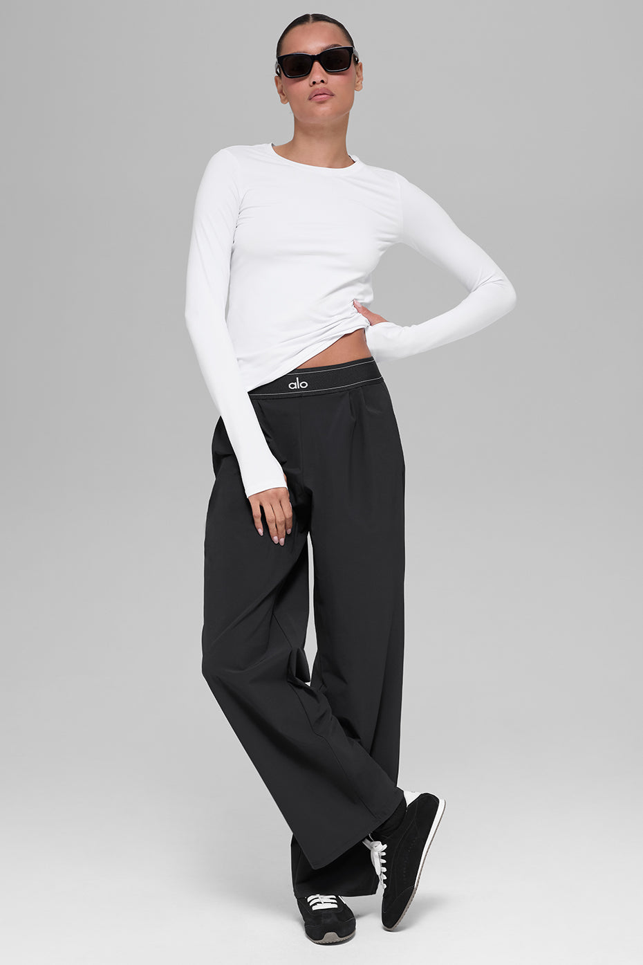 Alosoft Finesse Long Sleeve - White--2