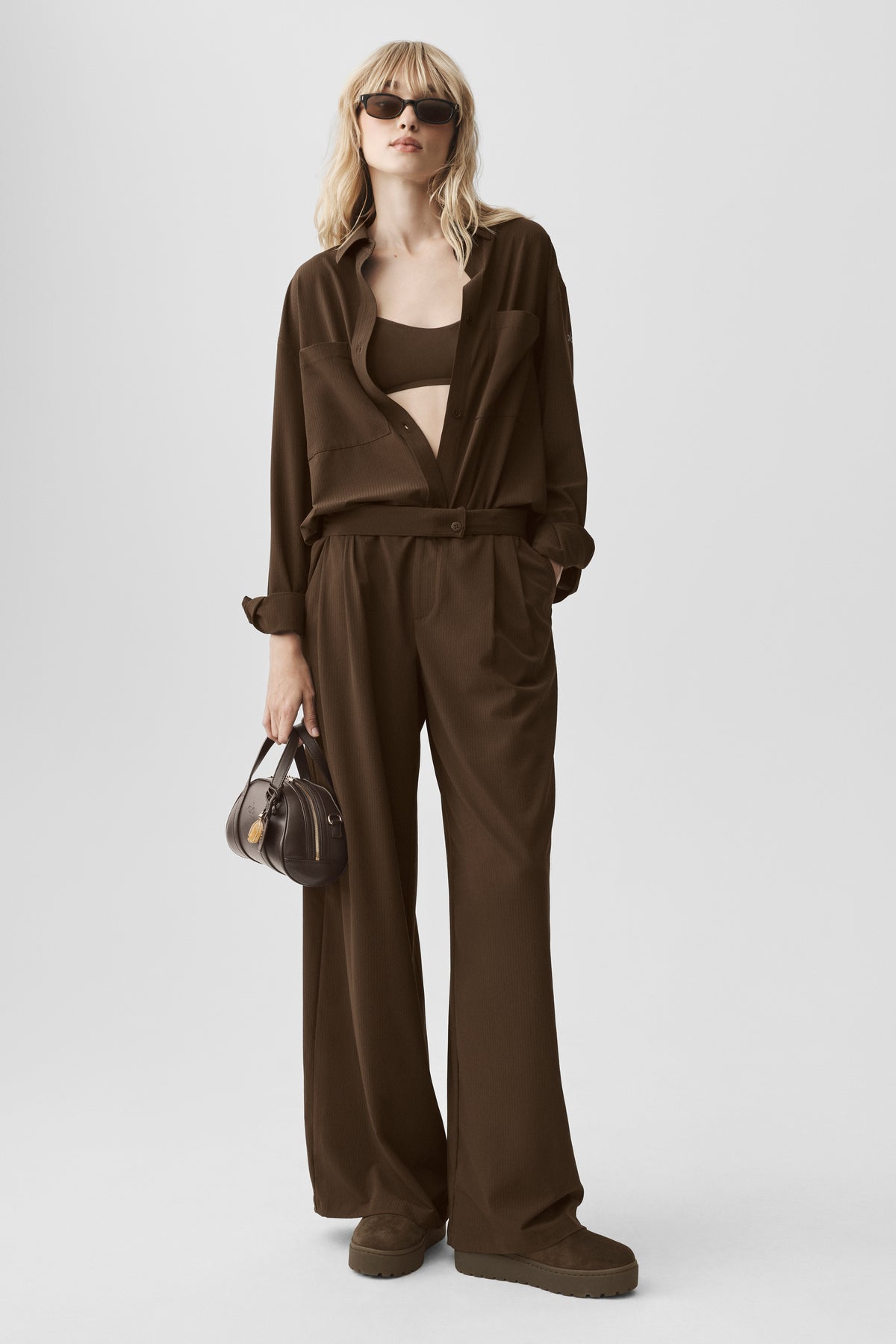 Dreamscape Button Down Long Sleeve - Espresso--4