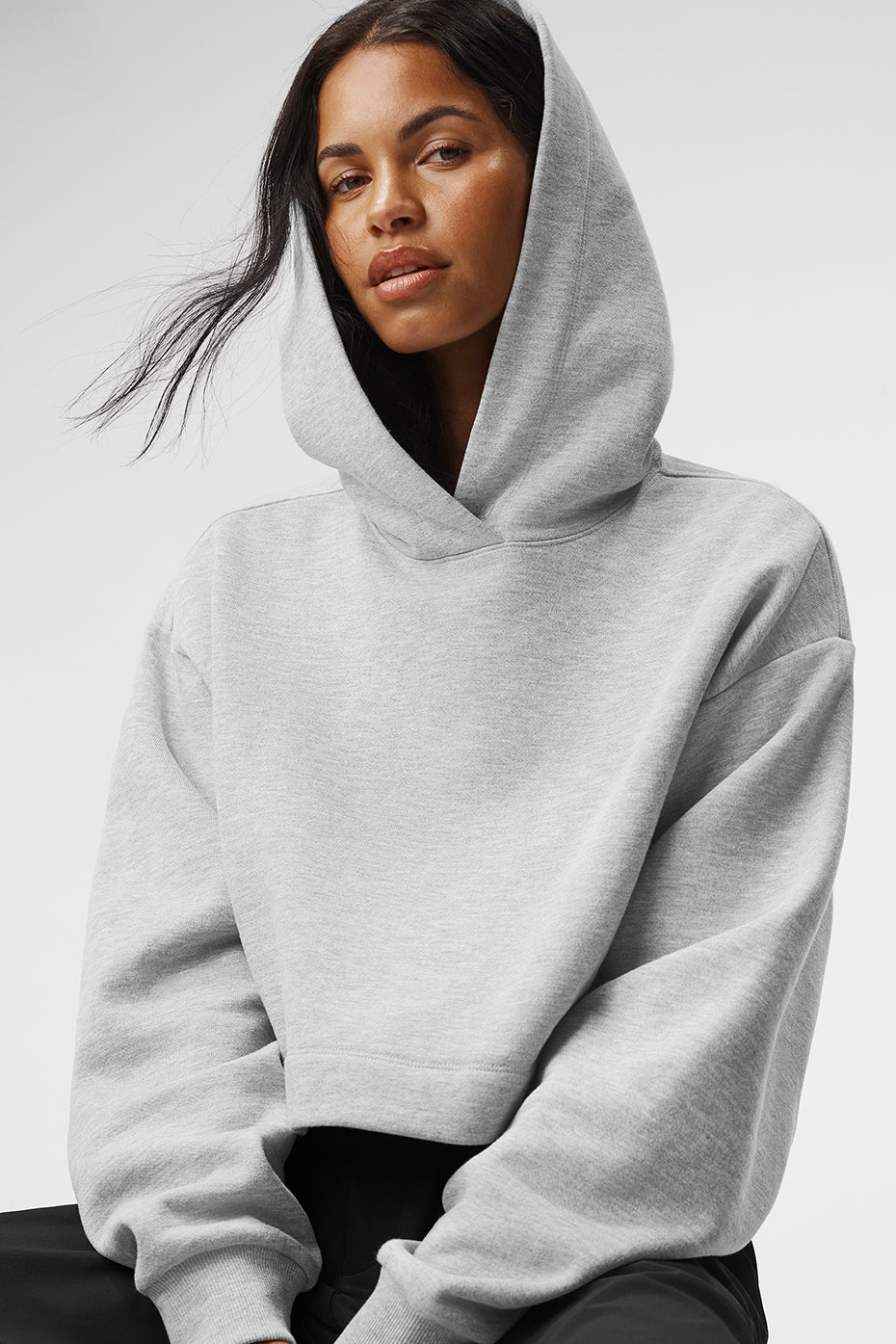 Bae Hoodie - Athletic Heather Grey--0