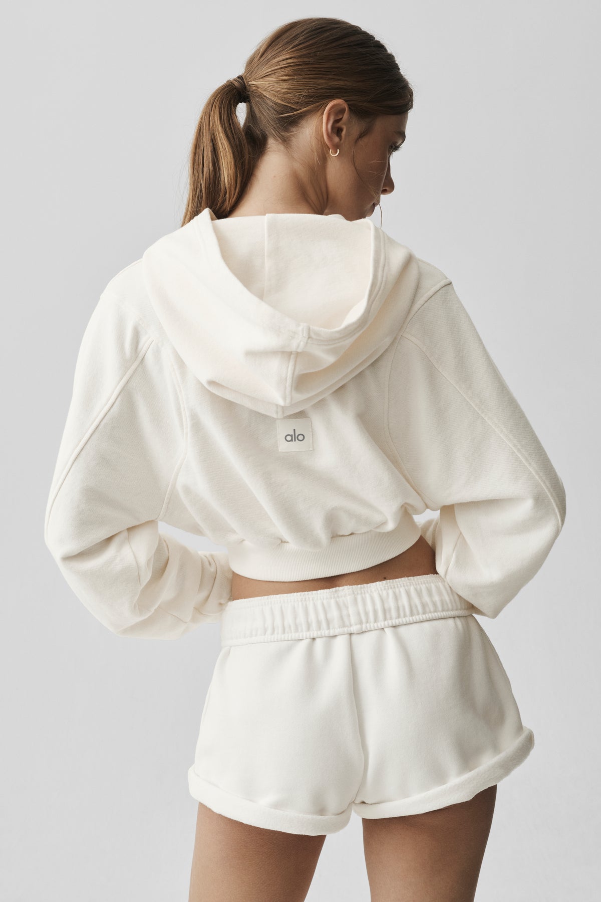 Sweet Escape Zip Up Hoodie - Ivory--4