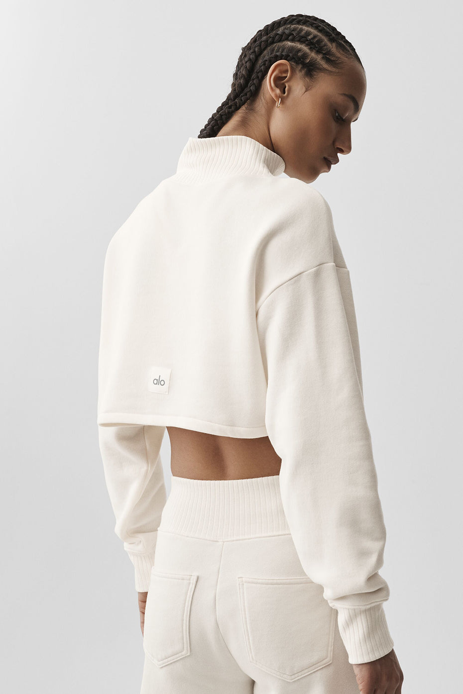 Cropped Serenity Coverup - Ivory--2