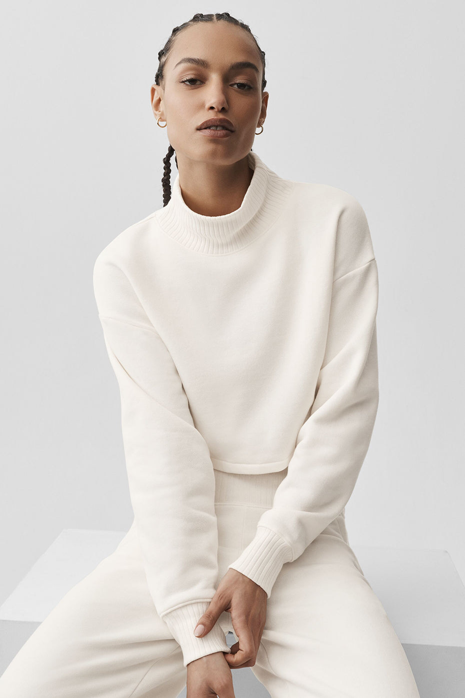 Cropped Serenity Coverup - Ivory--3
