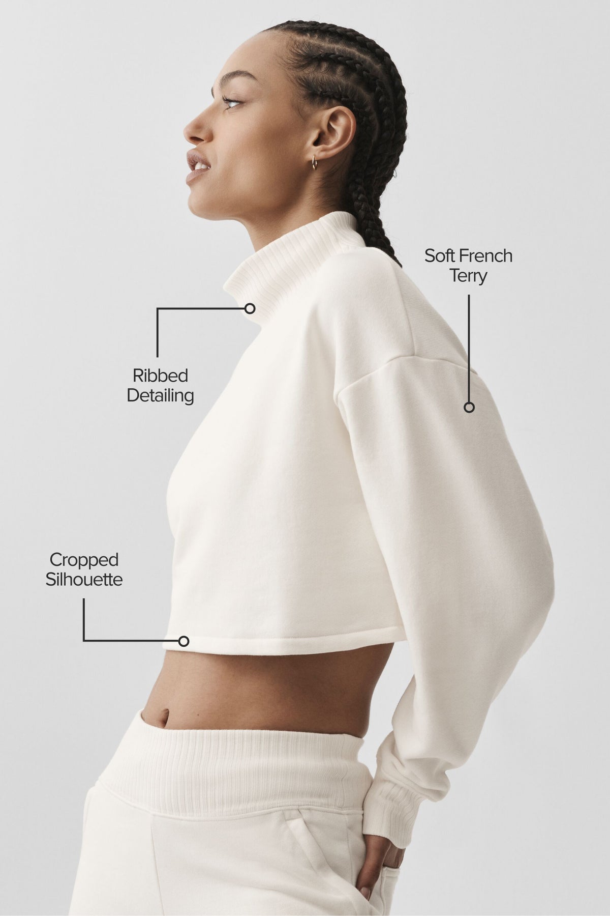Cropped Serenity Coverup - Ivory--1
