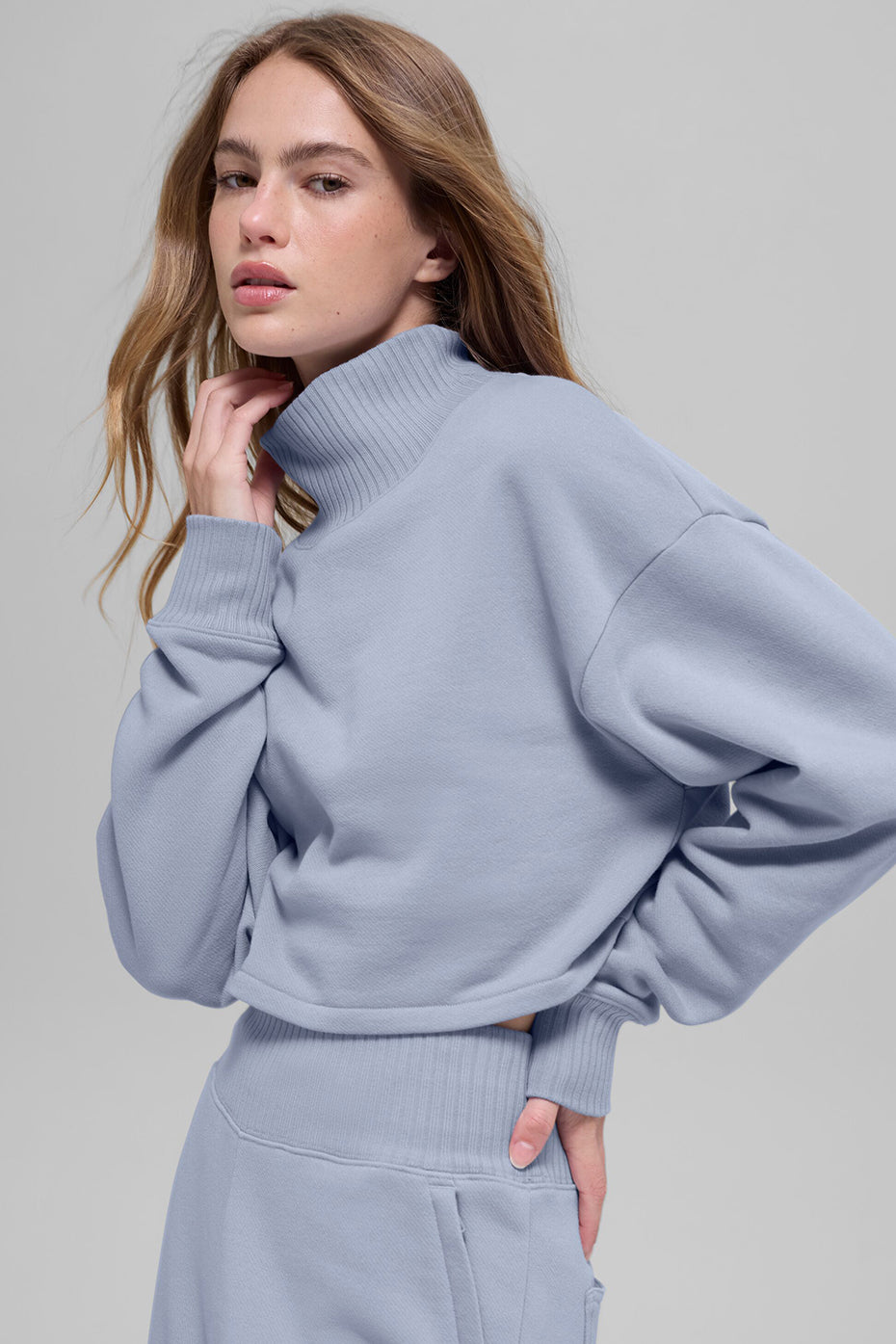 Cropped Serenity Coverup - Winter Frost--2