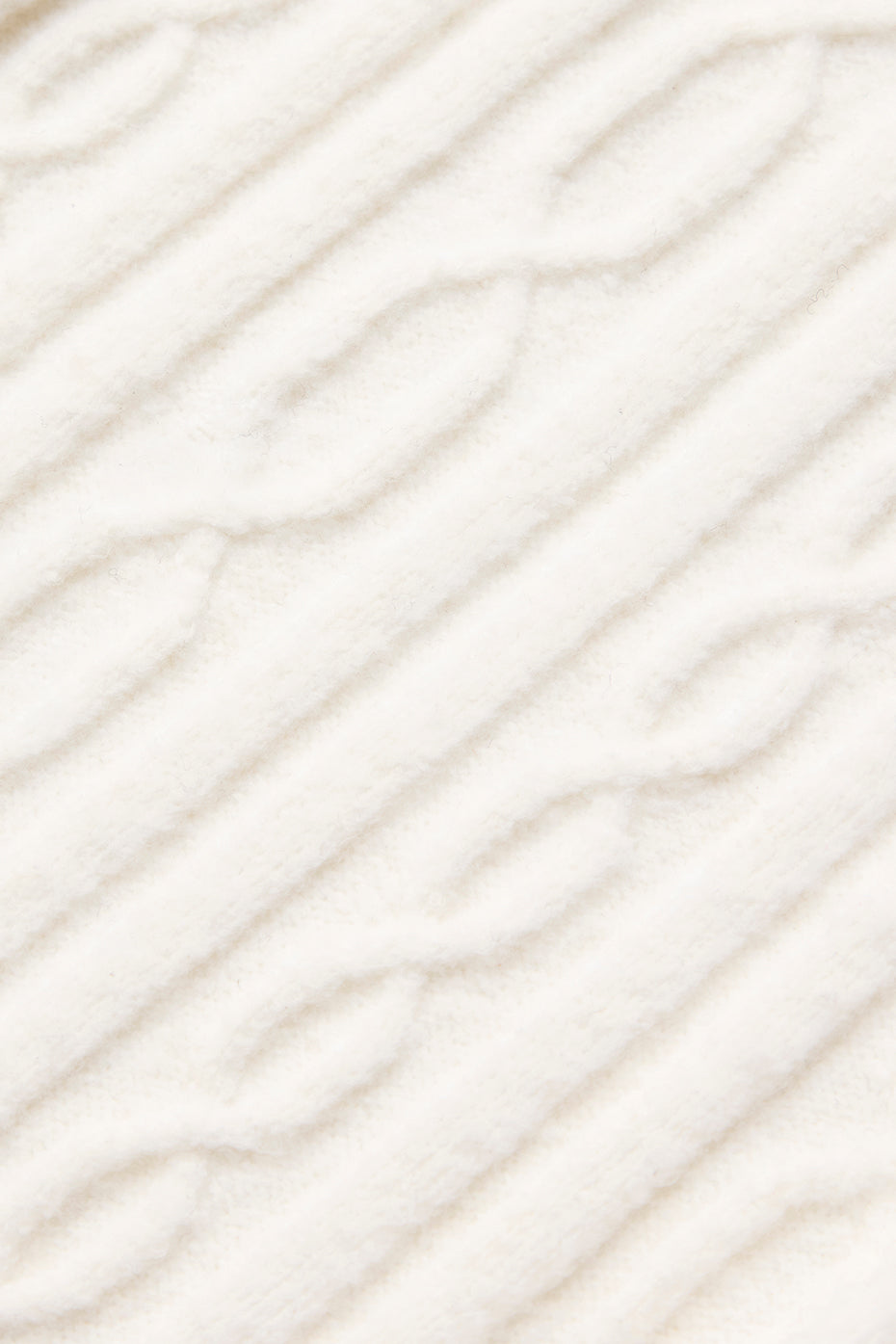 Cable Knit Winter Bliss Cardigan - Ivory--4