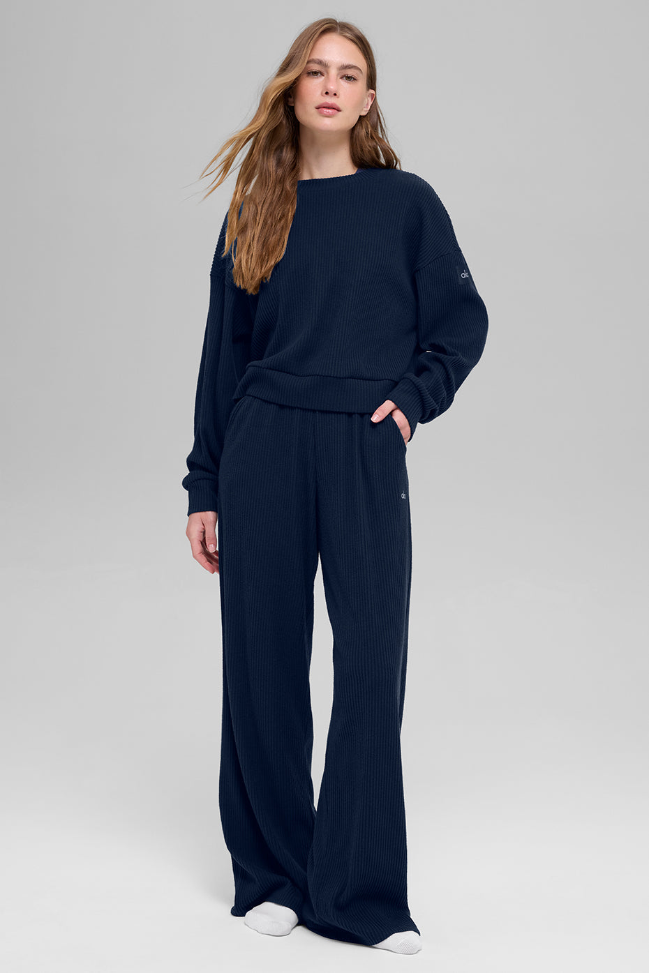 Muse Crew Neck Pullover - Navy--5