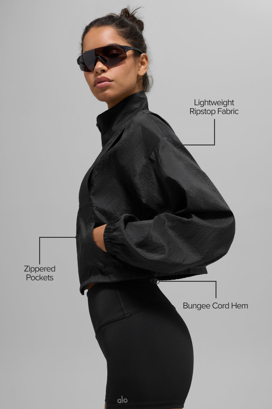 Game Time Full Zip Jacket - Black--1