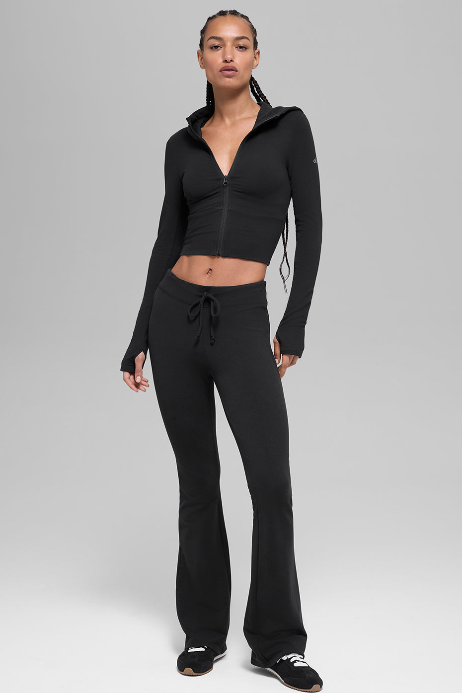 Sway Full Zip Hoodie - Black--5