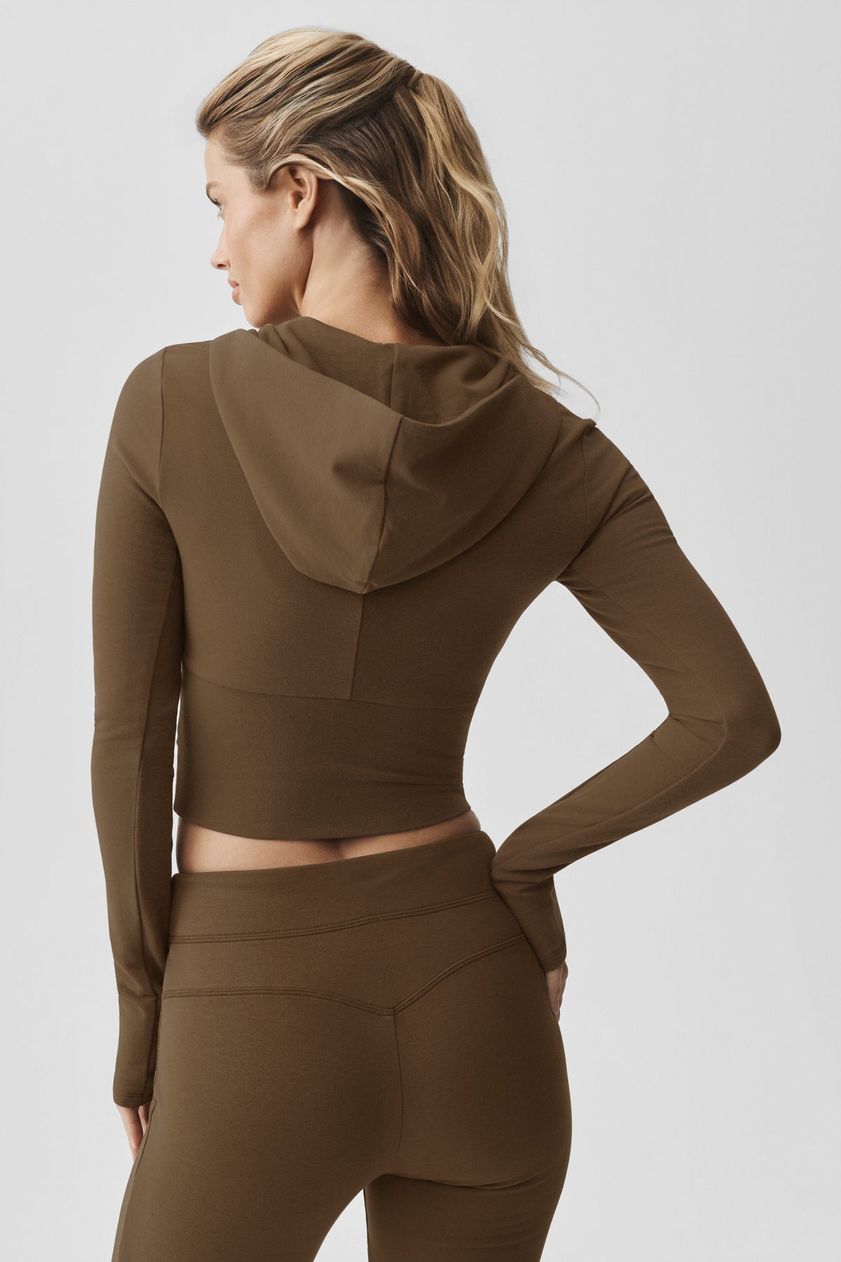 Sway Full Zip Hoodie - Java Brown--1