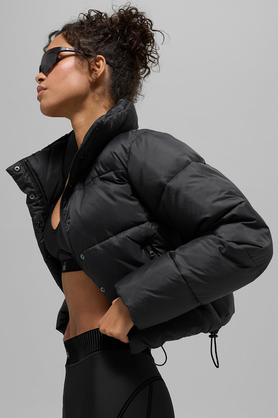Gold Rush Puffer - Black--2