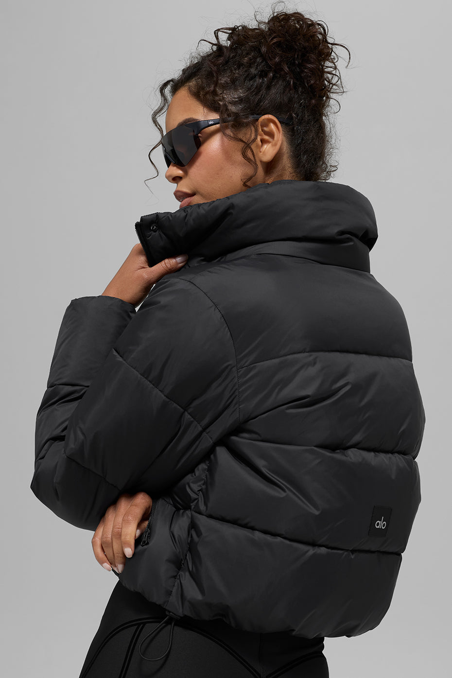 Gold Rush Puffer - Black--1