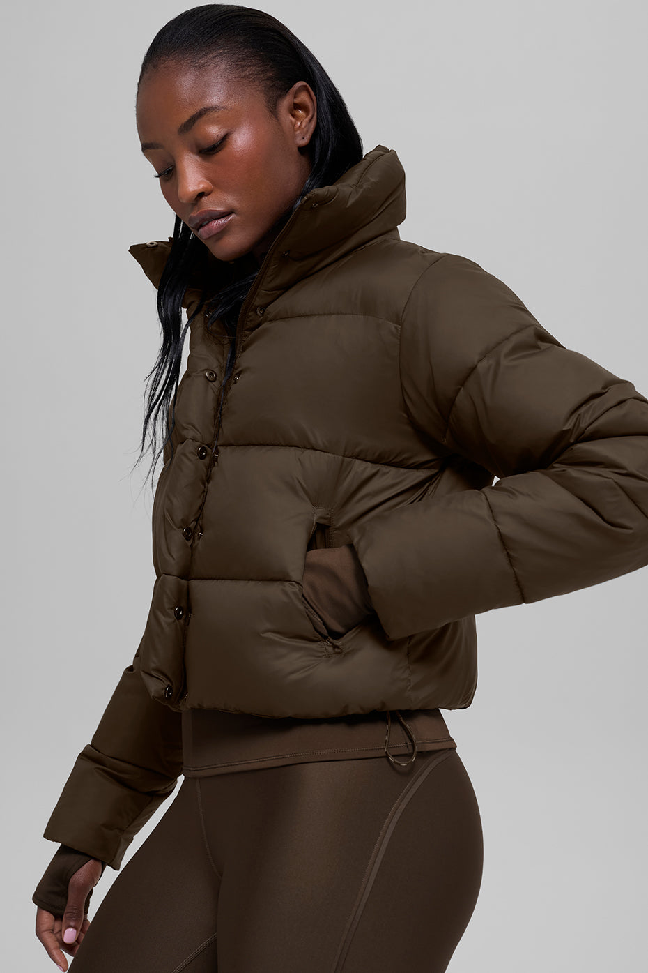 Gold Rush Puffer - Espresso--2
