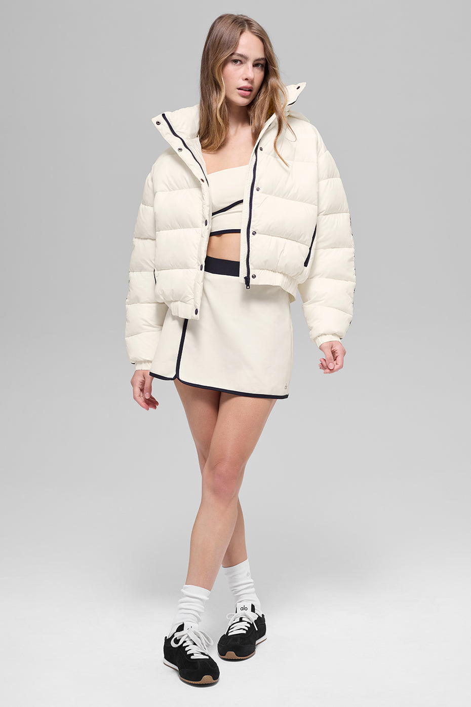 Aspen Love Puffer Jacket - Ivory--3