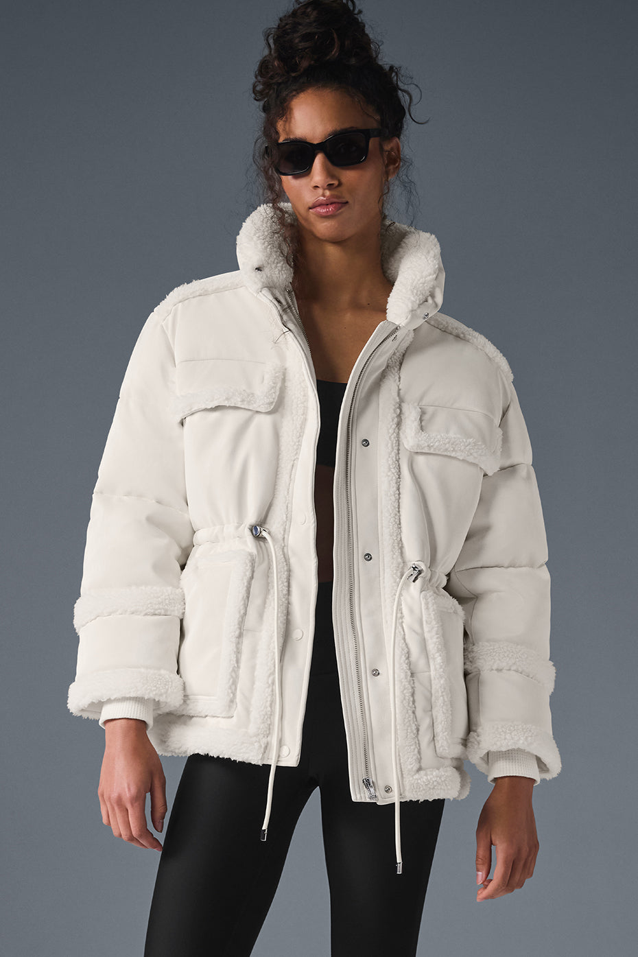 Ice Breaker Puffer Jacket - Ivory--0