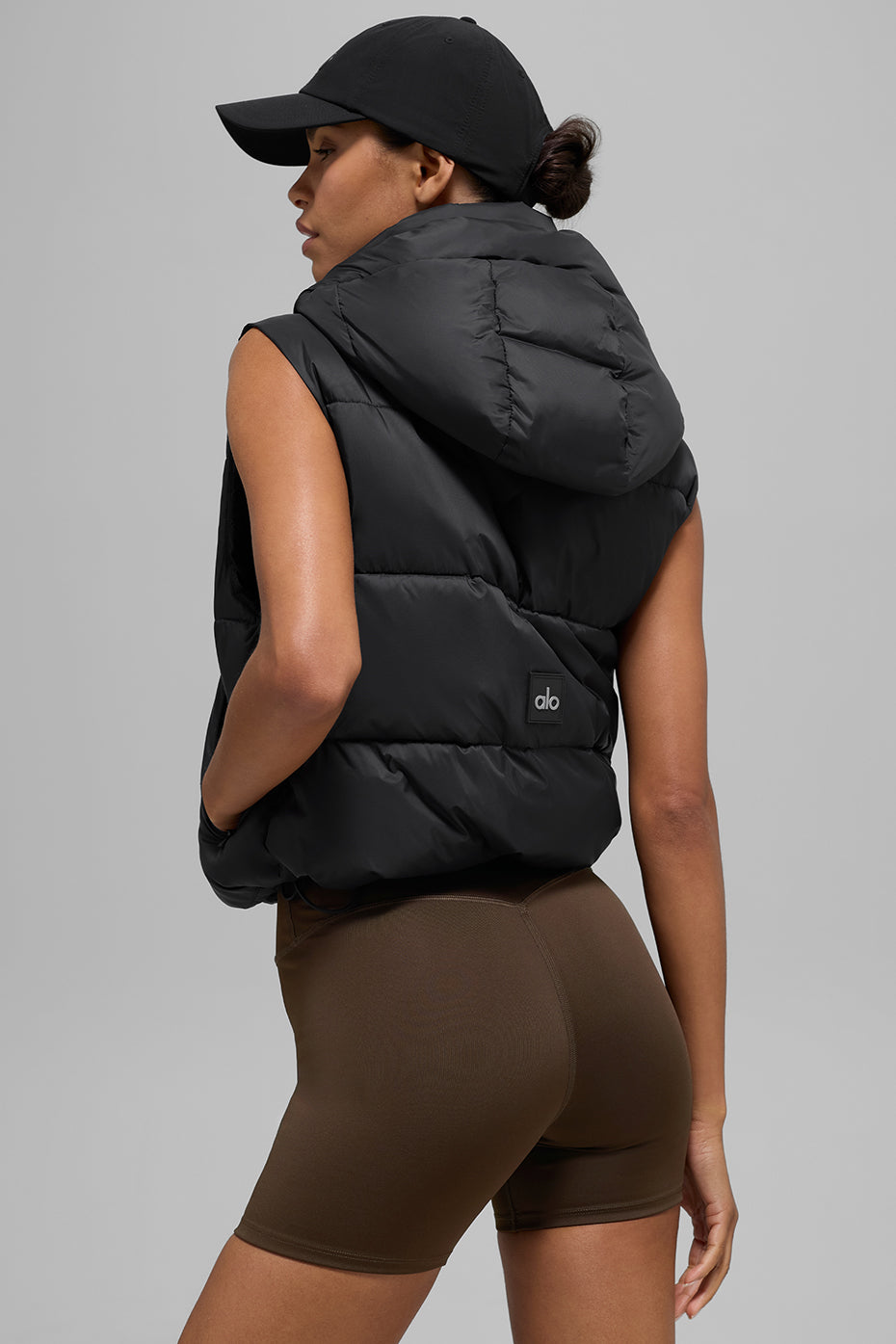 Gold Rush Puffer Vest - Black--2