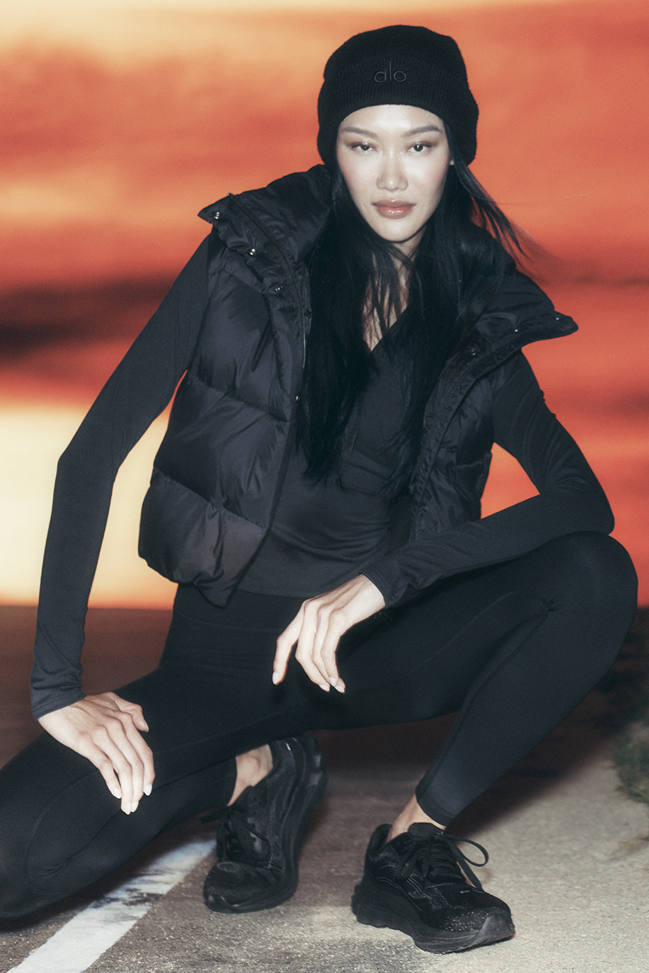 Gold Rush Puffer Vest - Black--0