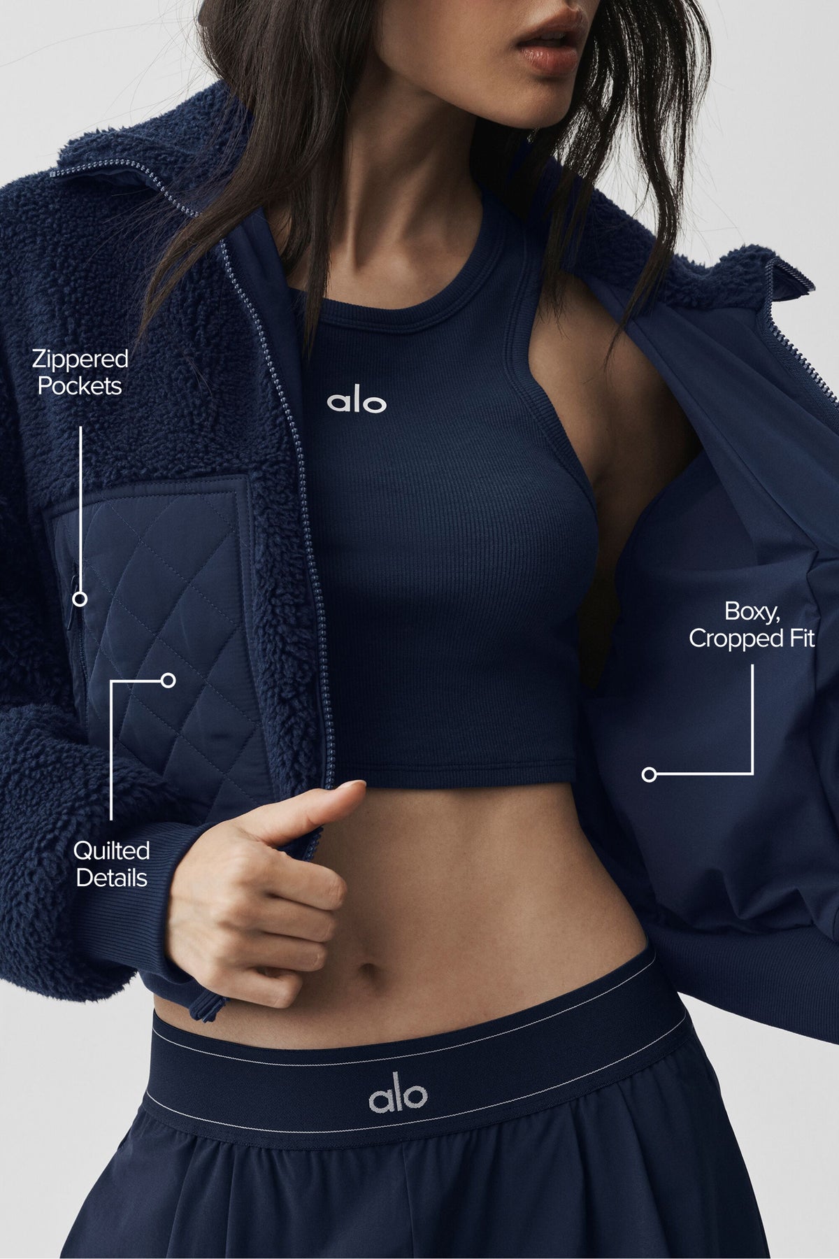 Sherpa Edge Bomber - Navy--1