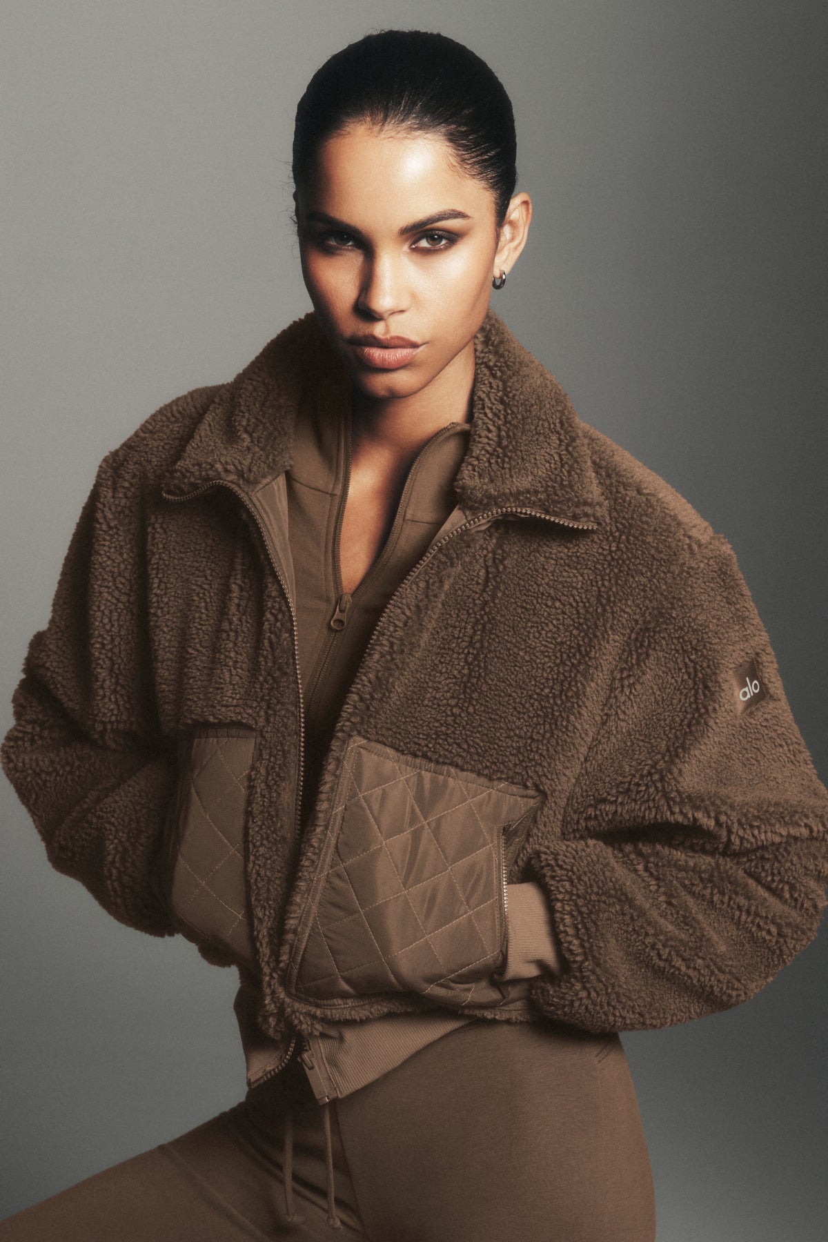 Sherpa Edge Bomber - Java Brown--0