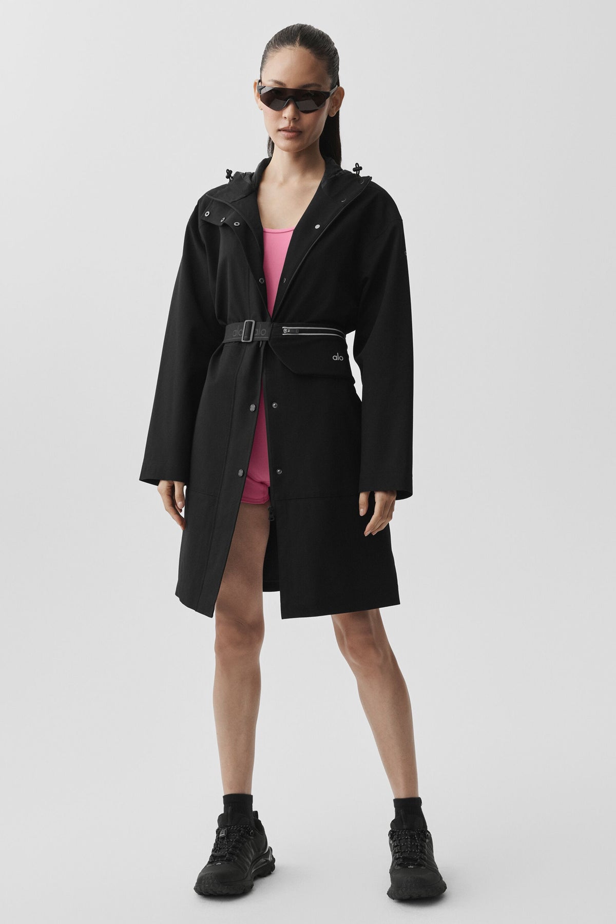 Rain Or Shine Long Coat - Black--5