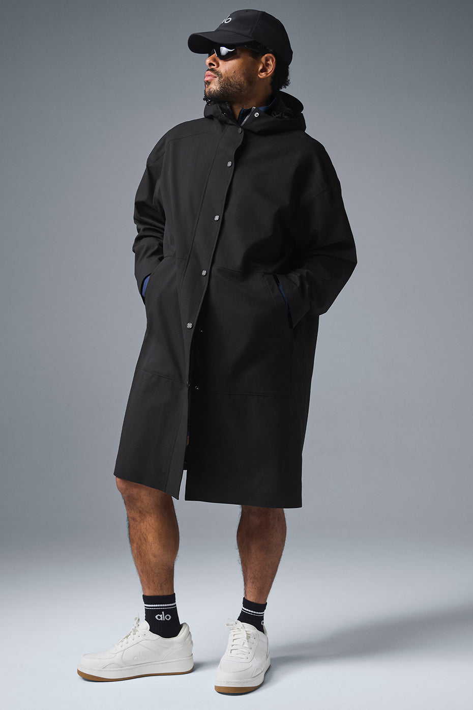 Rain Or Shine Long Coat - Black--0