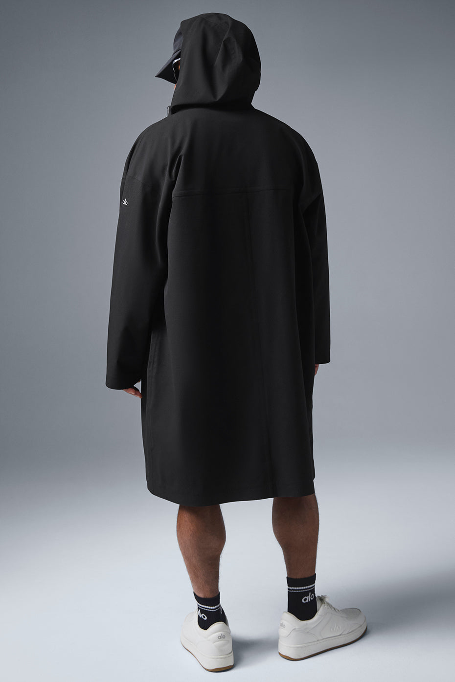 Rain Or Shine Long Coat - Black--3