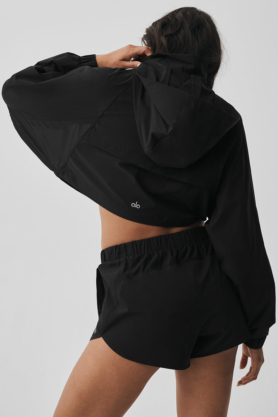 Cropped Playmaker Jacket - Black--1