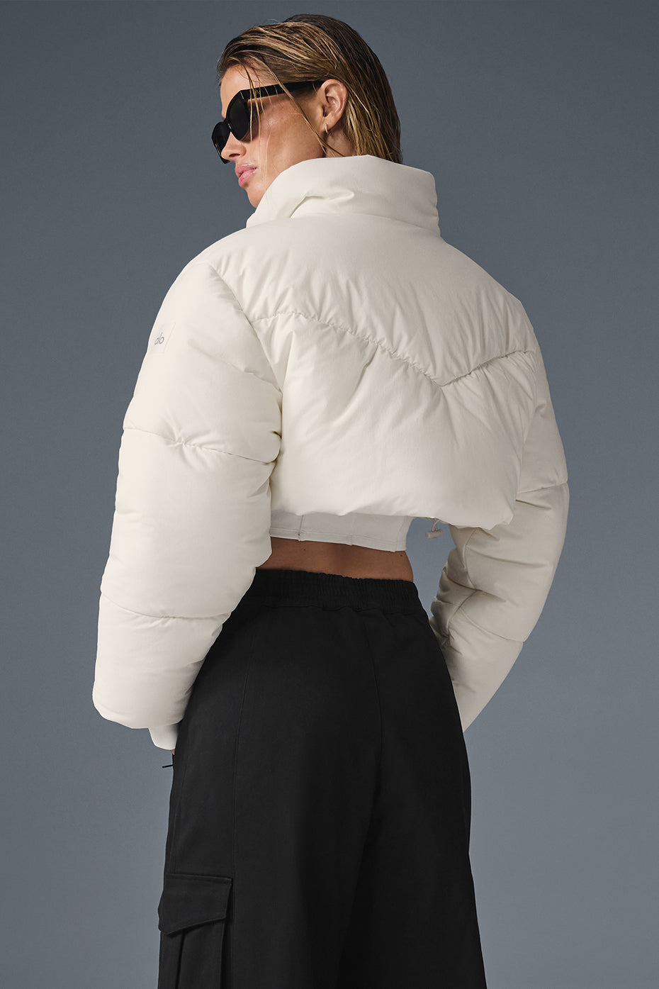 Main Act Corset Puffer - Ivory/Ivory--2