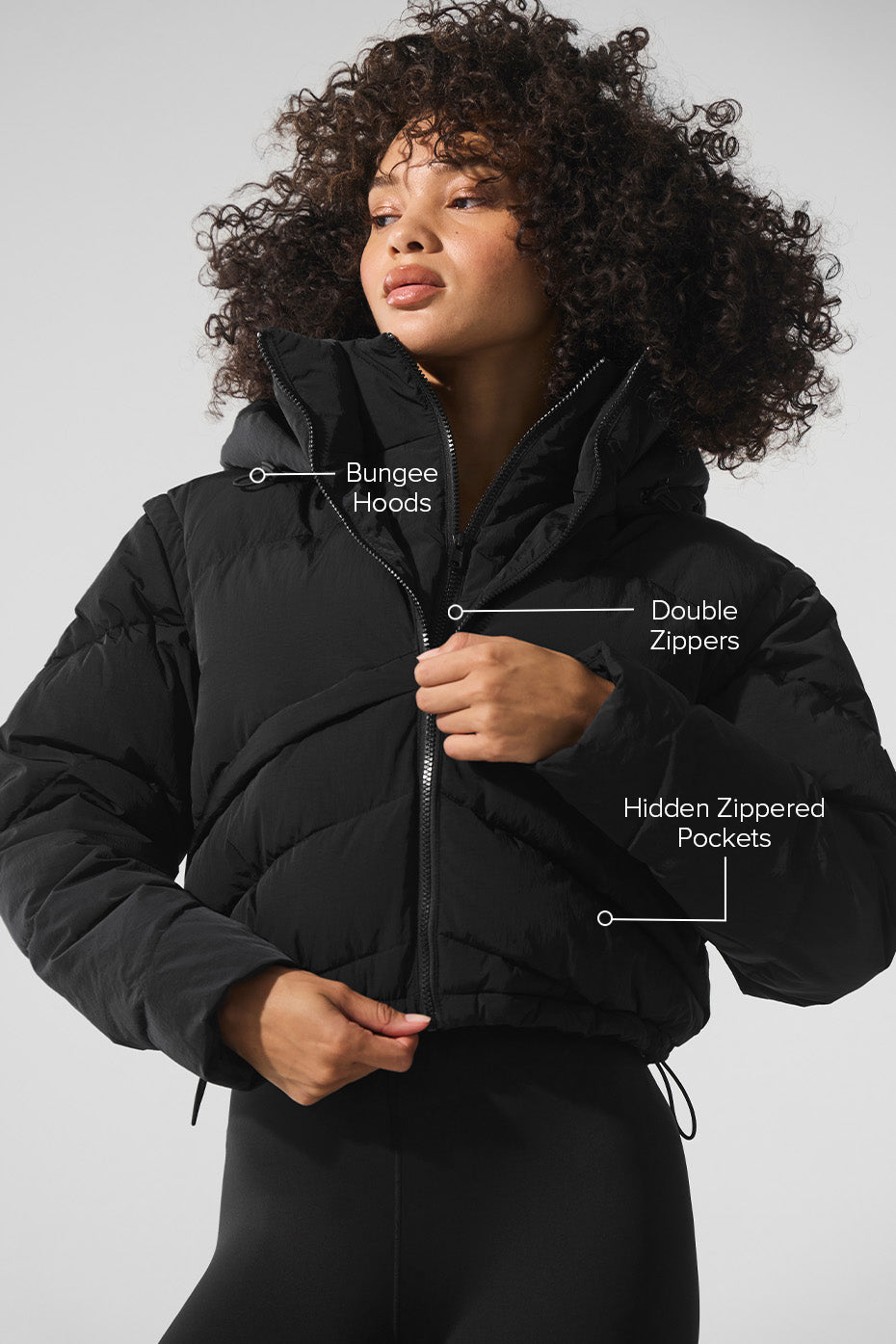 Glacier Puffer - Black--1