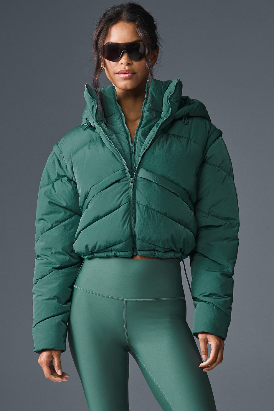 Glacier Puffer - Winter Ivy--3