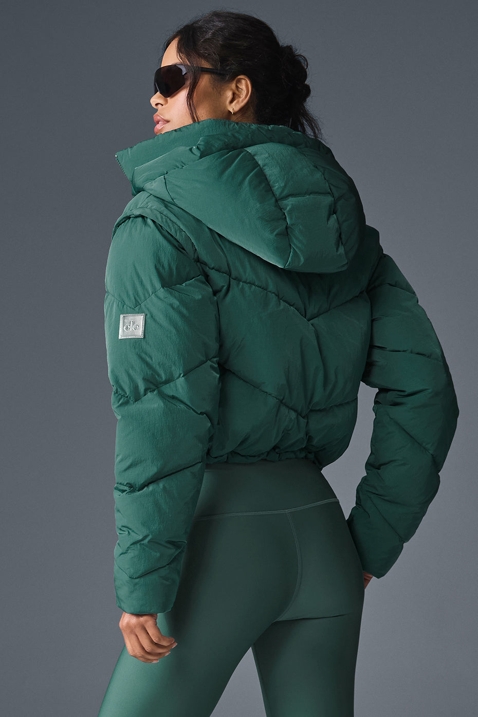Glacier Puffer - Winter Ivy--1