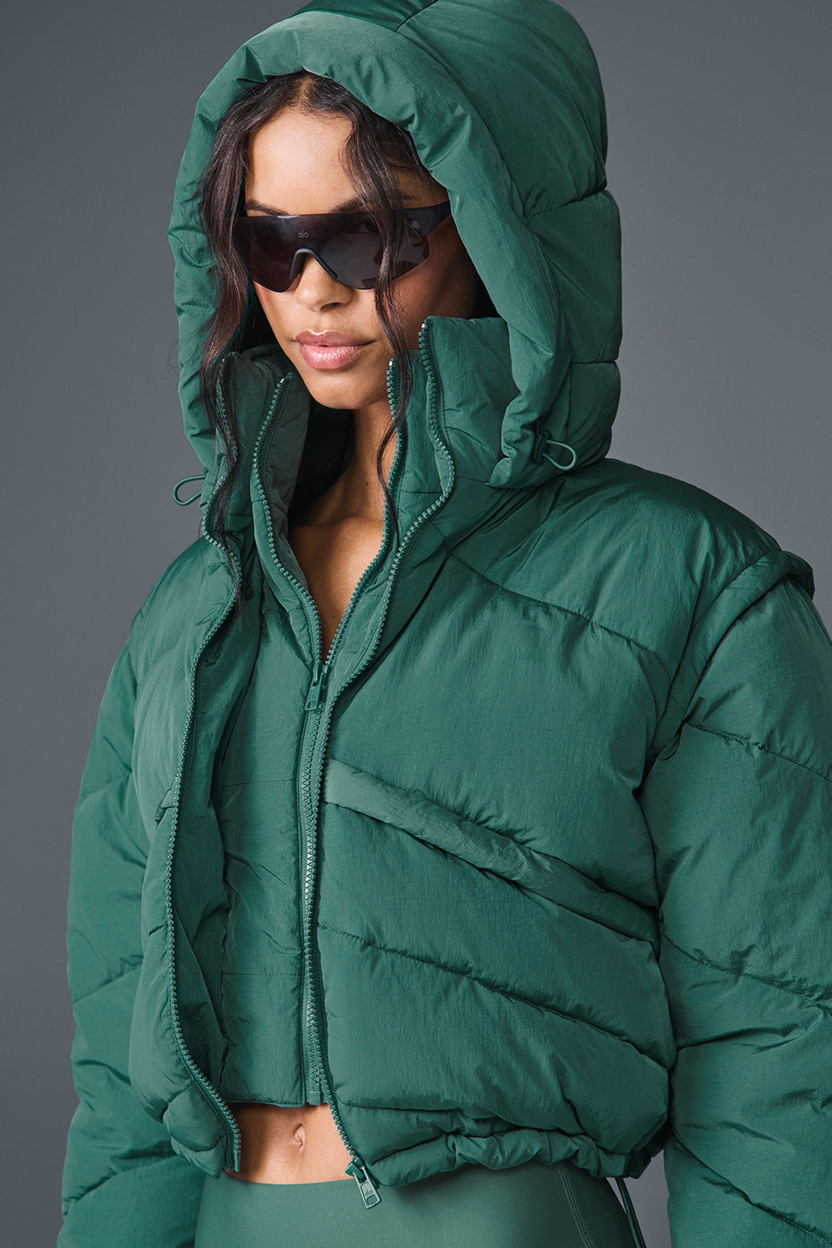 Glacier Puffer - Winter Ivy--4