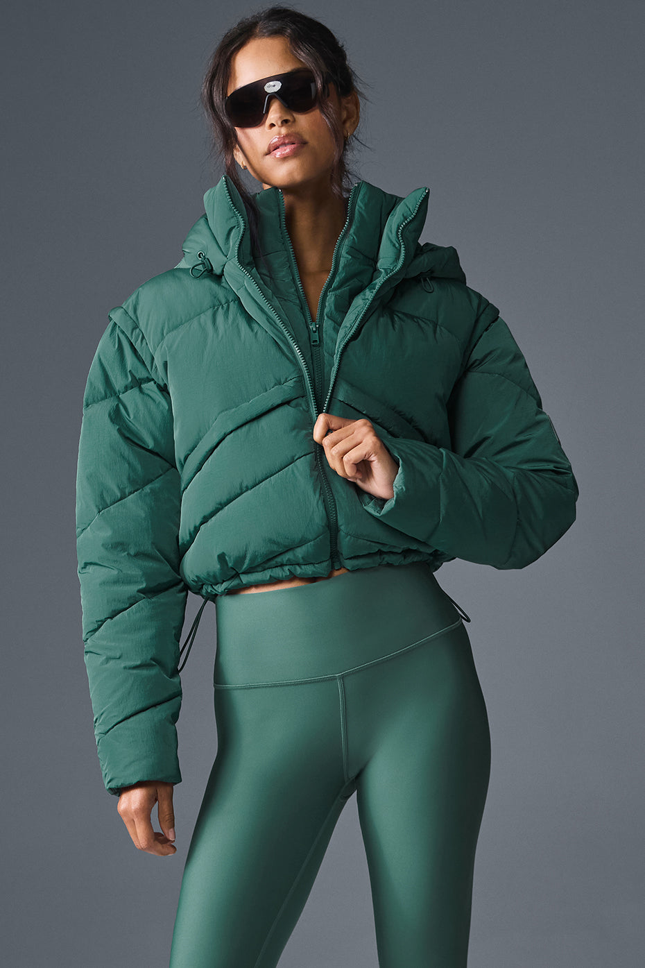 Glacier Puffer - Winter Ivy--0