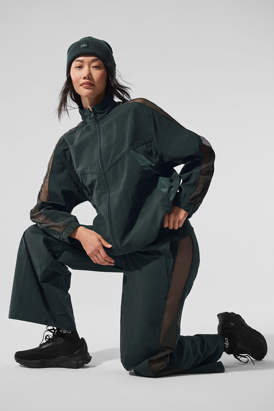 Origin Full-Zip Track Jacket - Charcoal Green--3
