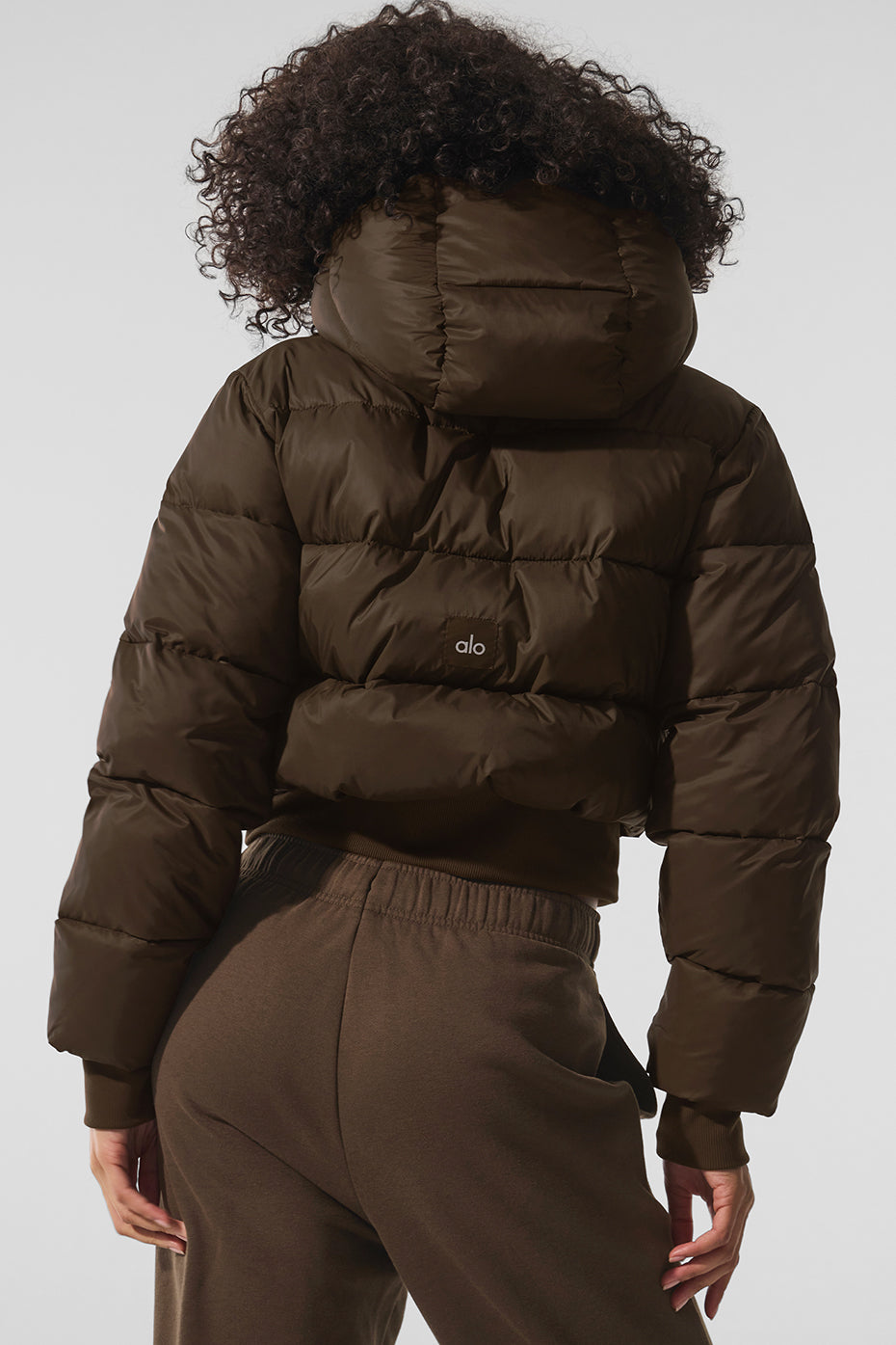 Foxy Puffer Jacket - Espresso--2