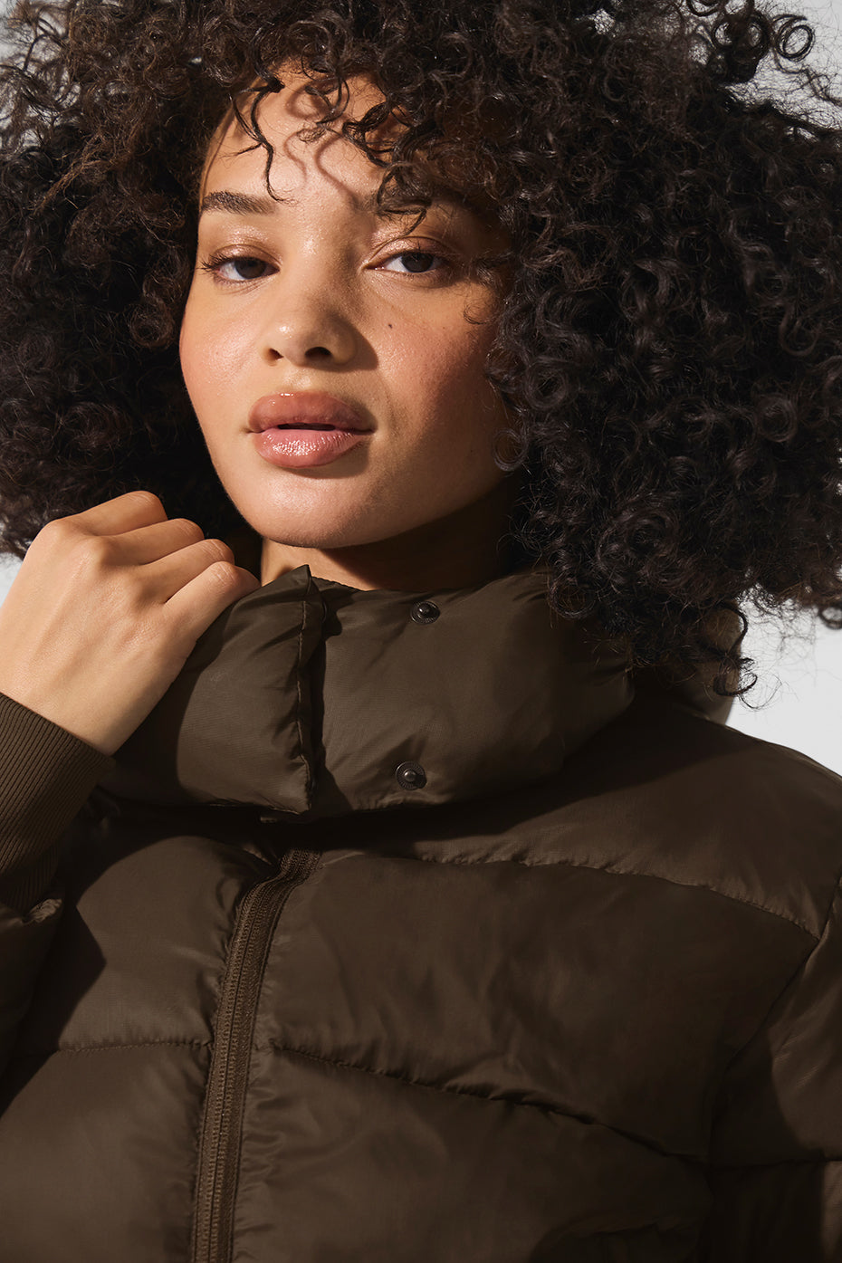 Foxy Puffer Jacket - Espresso--4