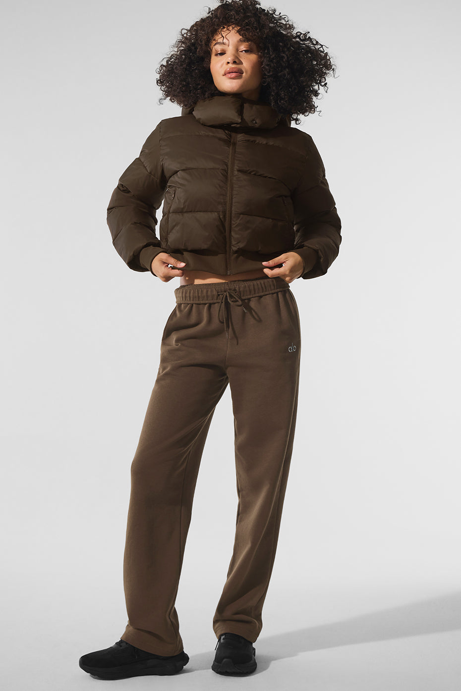 Foxy Puffer Jacket - Espresso--3