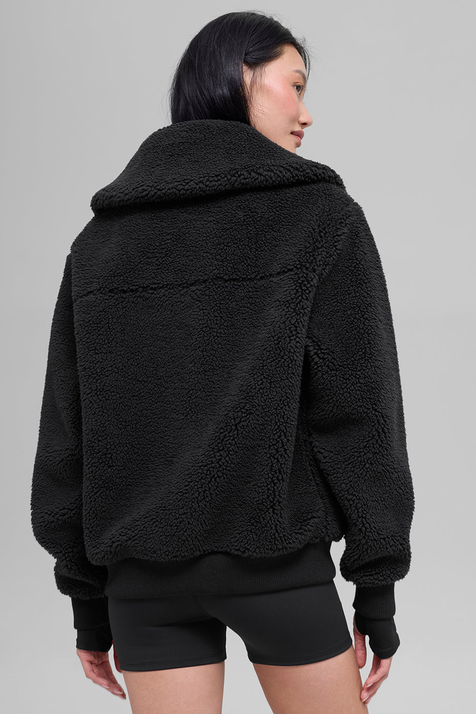 Sherpa Downtown Jacket - Black--1